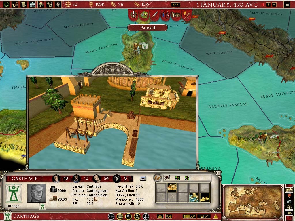 (Removed) Europa Universalis: Rome - Gold Edition Steam Key Global
