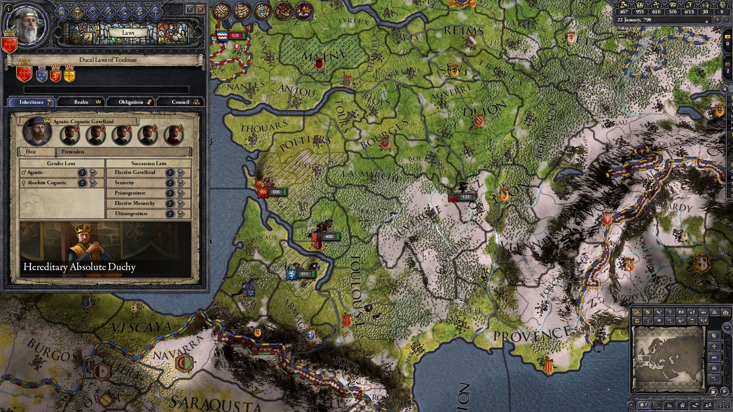 (Removed) Crusader Kings II: Conclave Expansion Steam Key Global