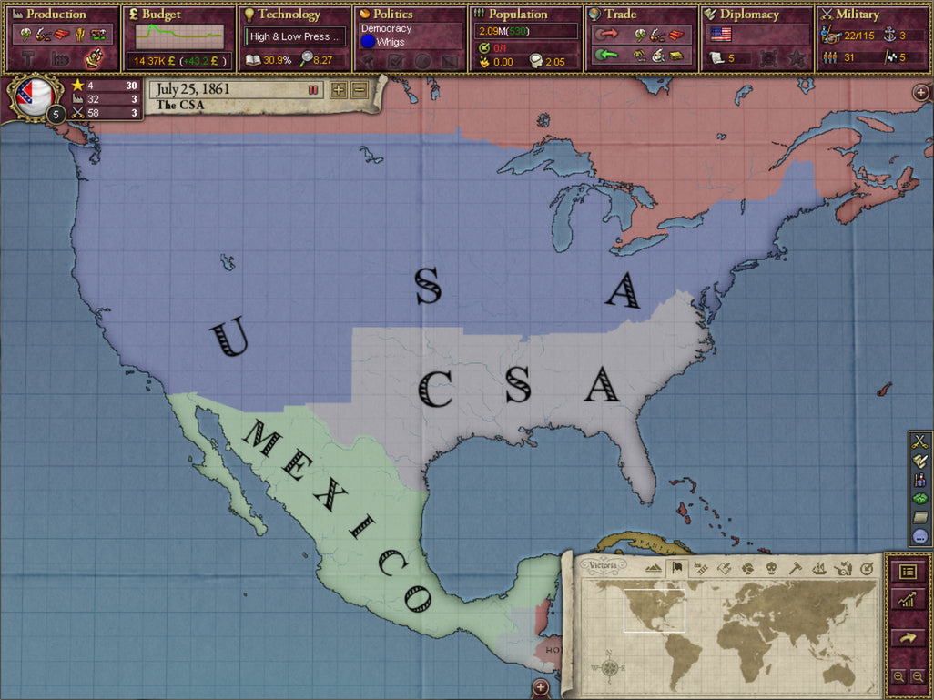 (Removed) Victoria II : A House Divided Steam Key Global