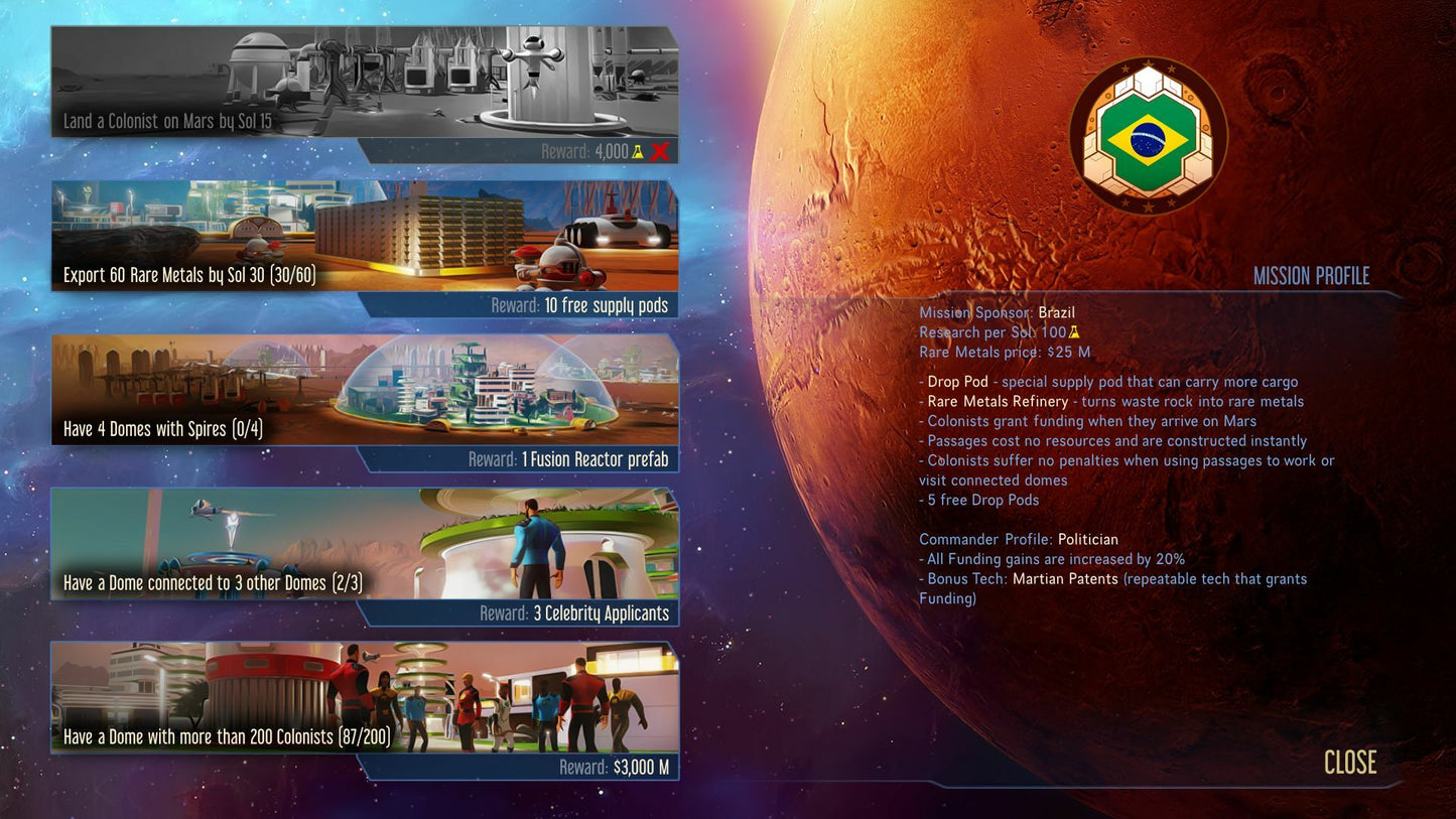 (Removed) Surviving Mars: Marsvision Song Contest Steam Key Global