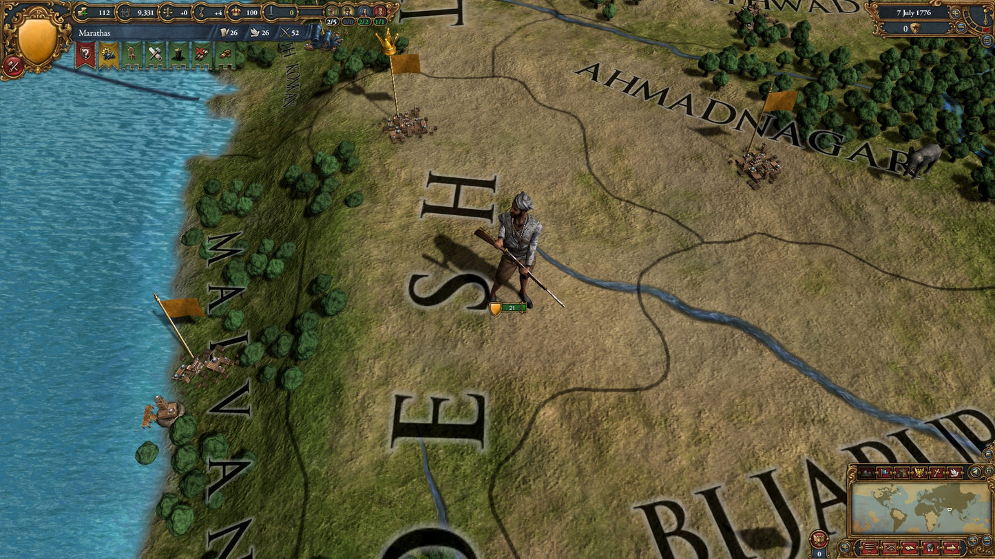 (Removed) Europa Universalis IV: Indian Subcontinent Unit Pack Steam Key Global