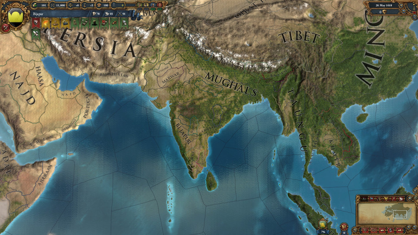 (Removed) Europa Universalis IV: Indian Subcontinent Unit Pack Steam Key Global
