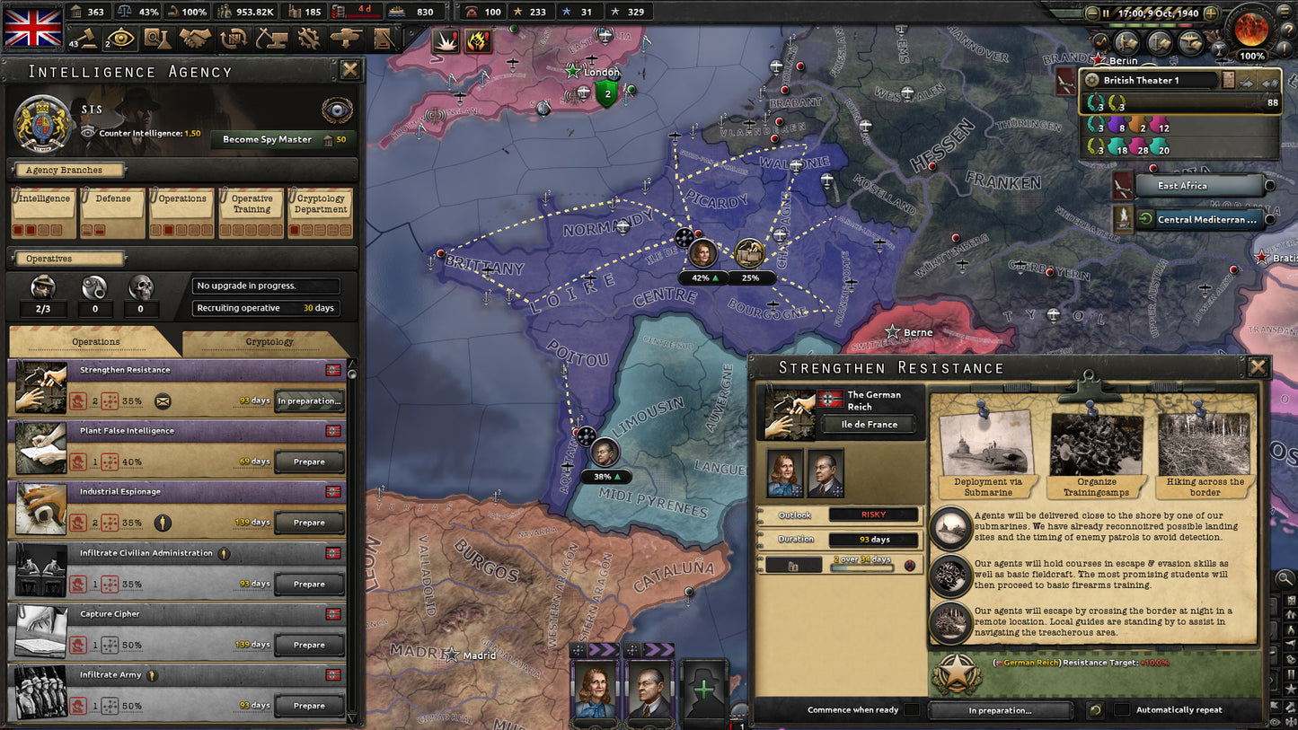 (Removed) Hearts of Iron IV: La Résistance Steam Key Global