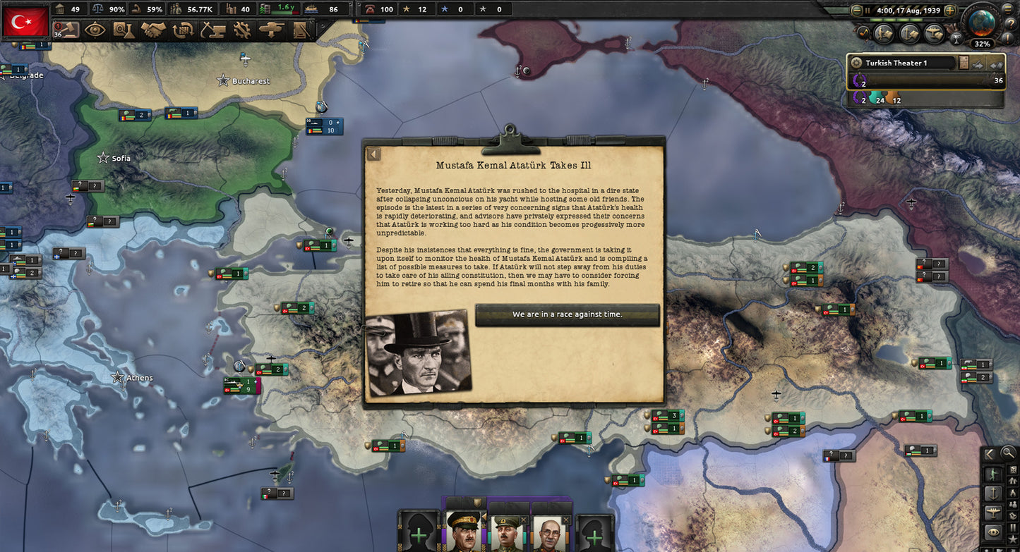 (Removed) Hearts of Iron IV: Battle for the Bosporus Steam Key Global