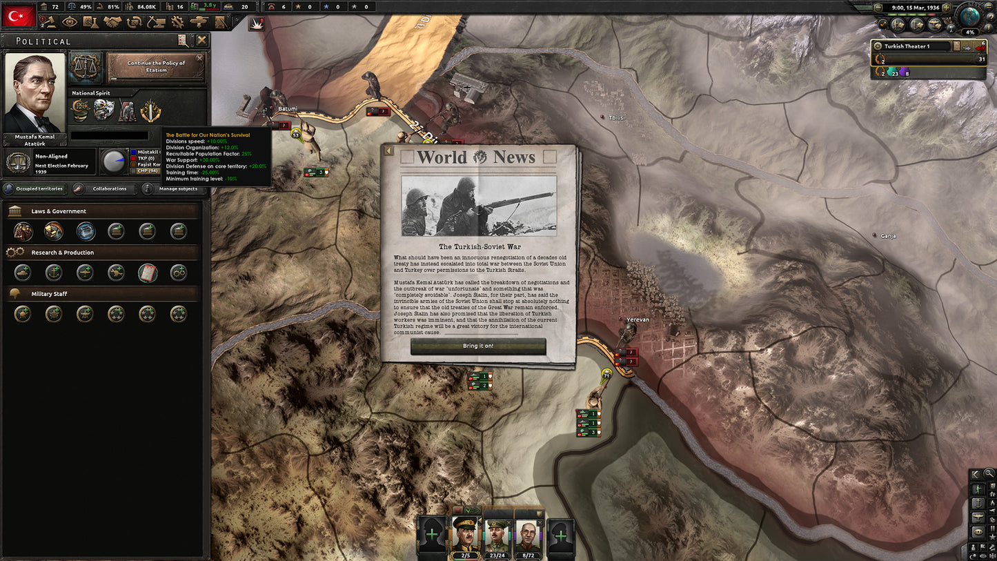 (Removed) Hearts of Iron IV: Battle for the Bosporus Steam Key Global