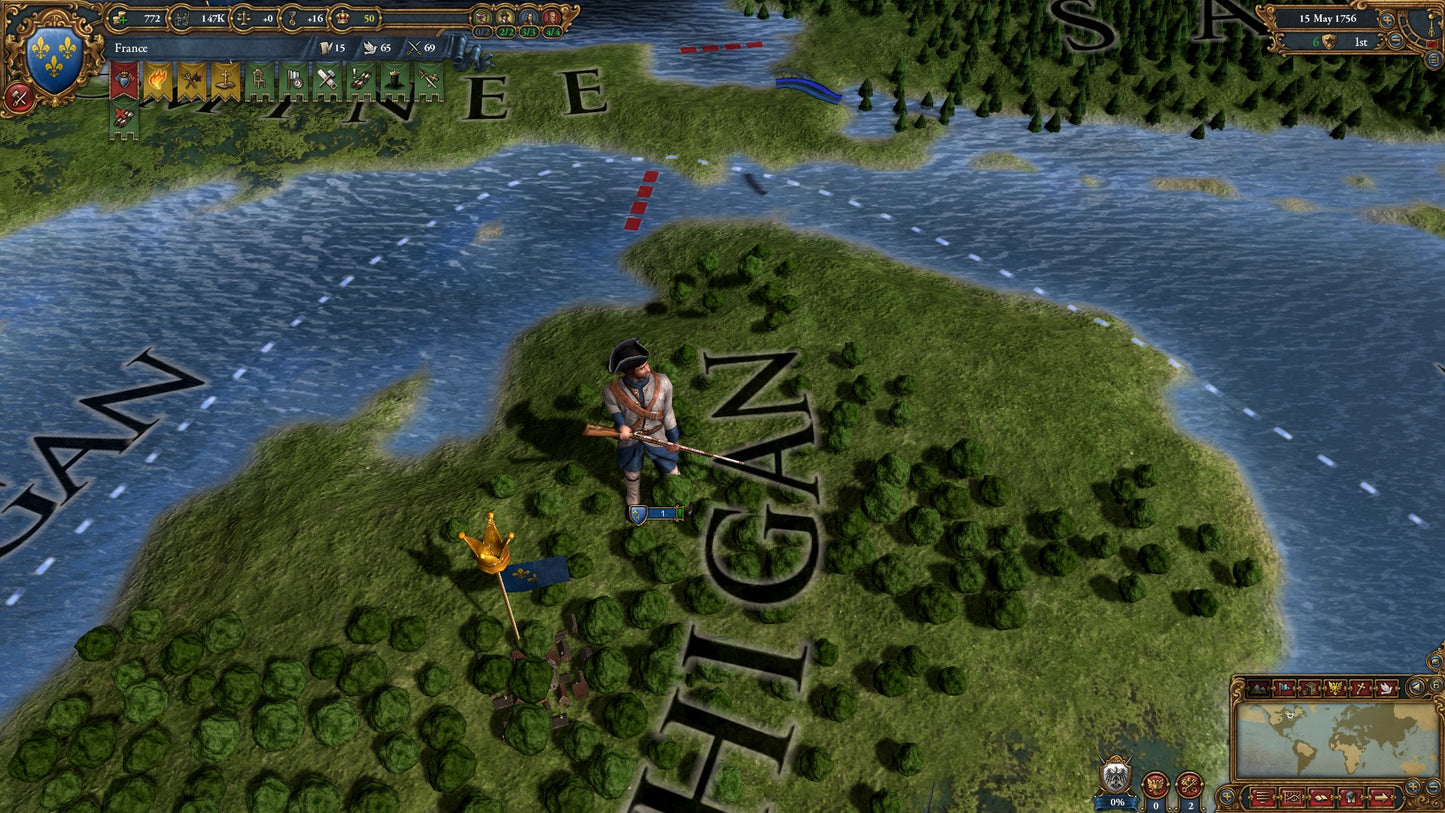 (Removed) Europa Universalis IV: Colonial British and French Unit Pack Steam Key Global