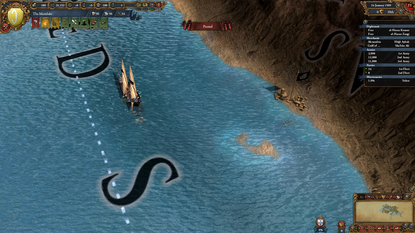(Removed) Europa Universalis IV: Muslim Ships Unit Pack Steam Key Global