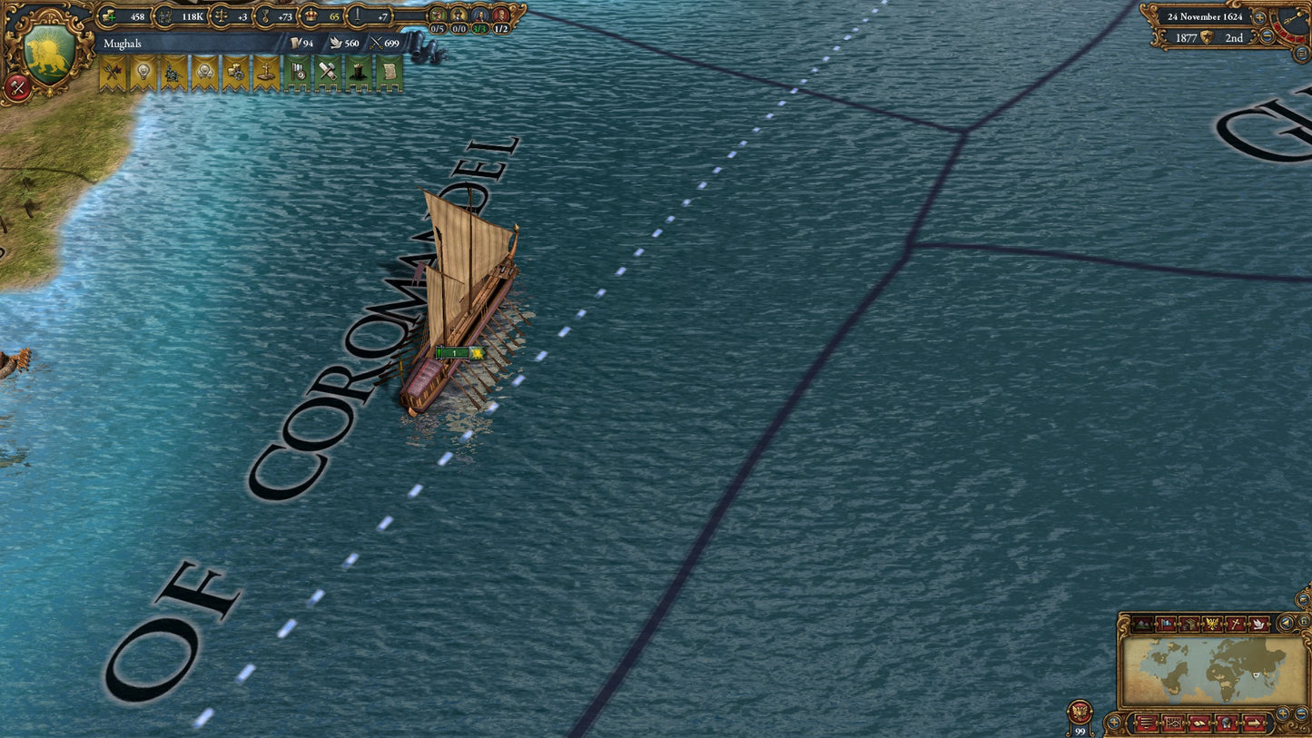 (Removed) Europa Universalis IV: Indian Ships Unit Pack Steam Key Global