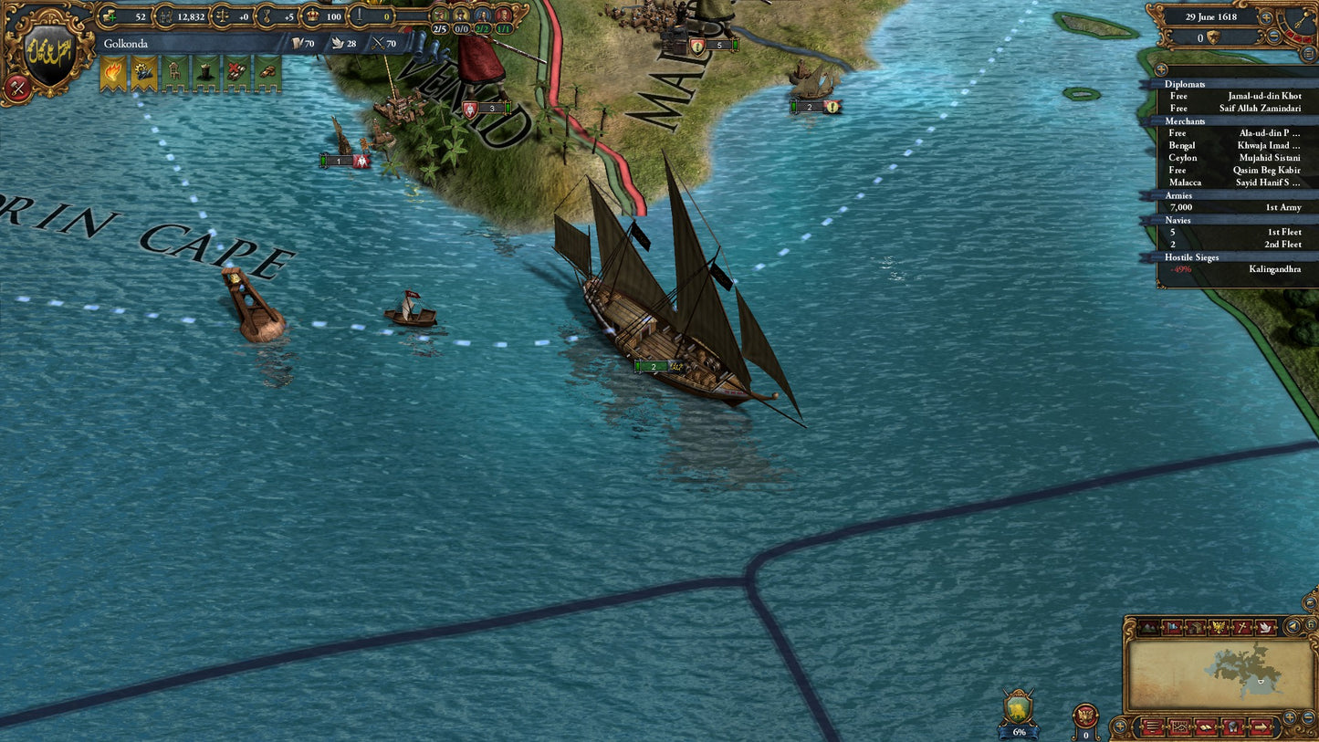 (Removed) Europa Universalis IV: Indian Ships Unit Pack Steam Key Global