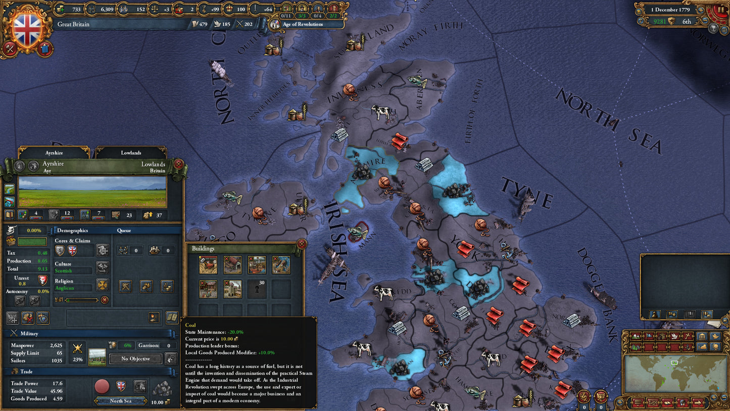 (Removed) Europa Universalis IV: Rule Britannia Steam Key Global