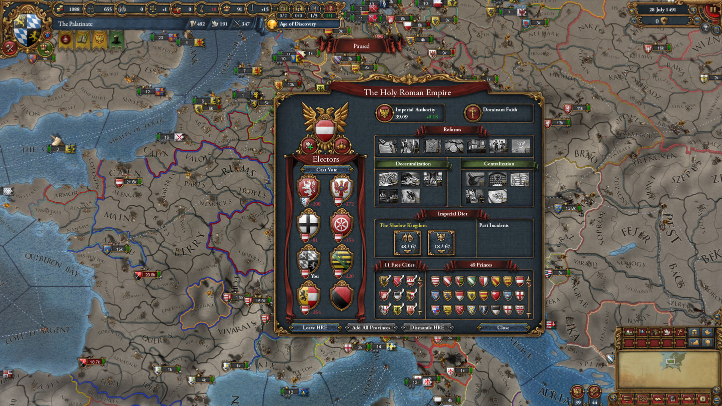 (Removed) Europa Universalis IV: Emperor Steam Key Global