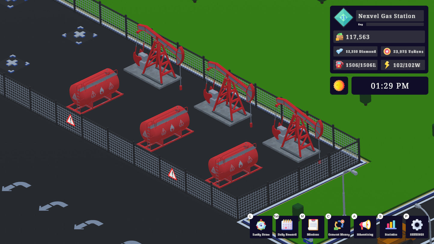Gas Station Tycoon Steam Key Global