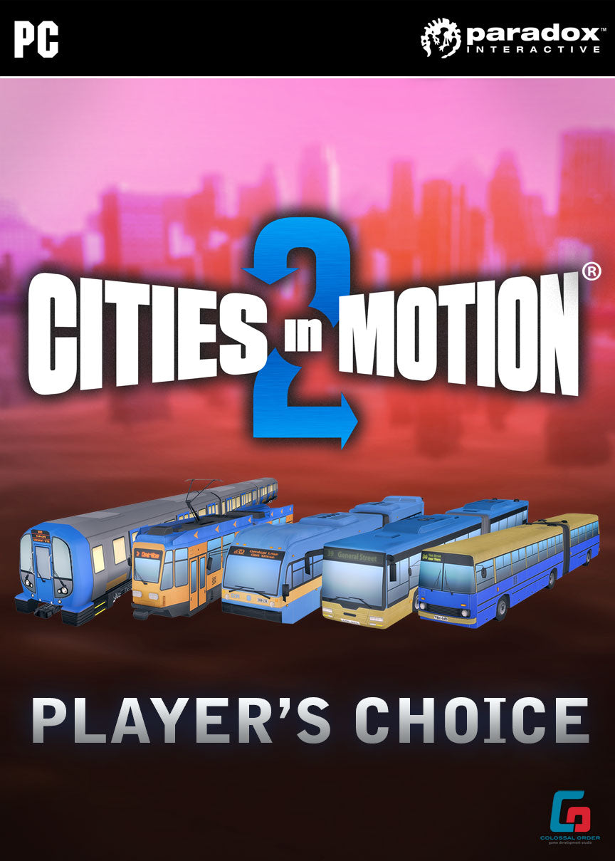 Cities in Motion 2: Players Choice Vehicle Pack Steam Key Global