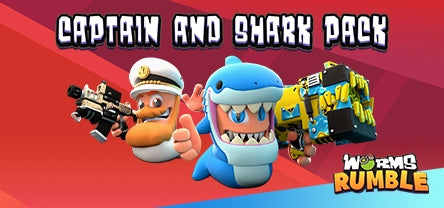 Worms Rumble: Captain & Shark Double Pack Steam Key Global