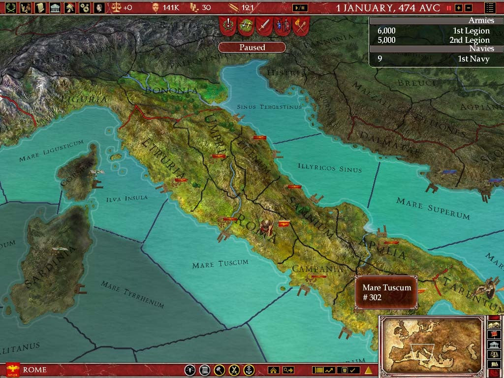 Europa Universalis: Rome - Gold Edition Steam Key Global