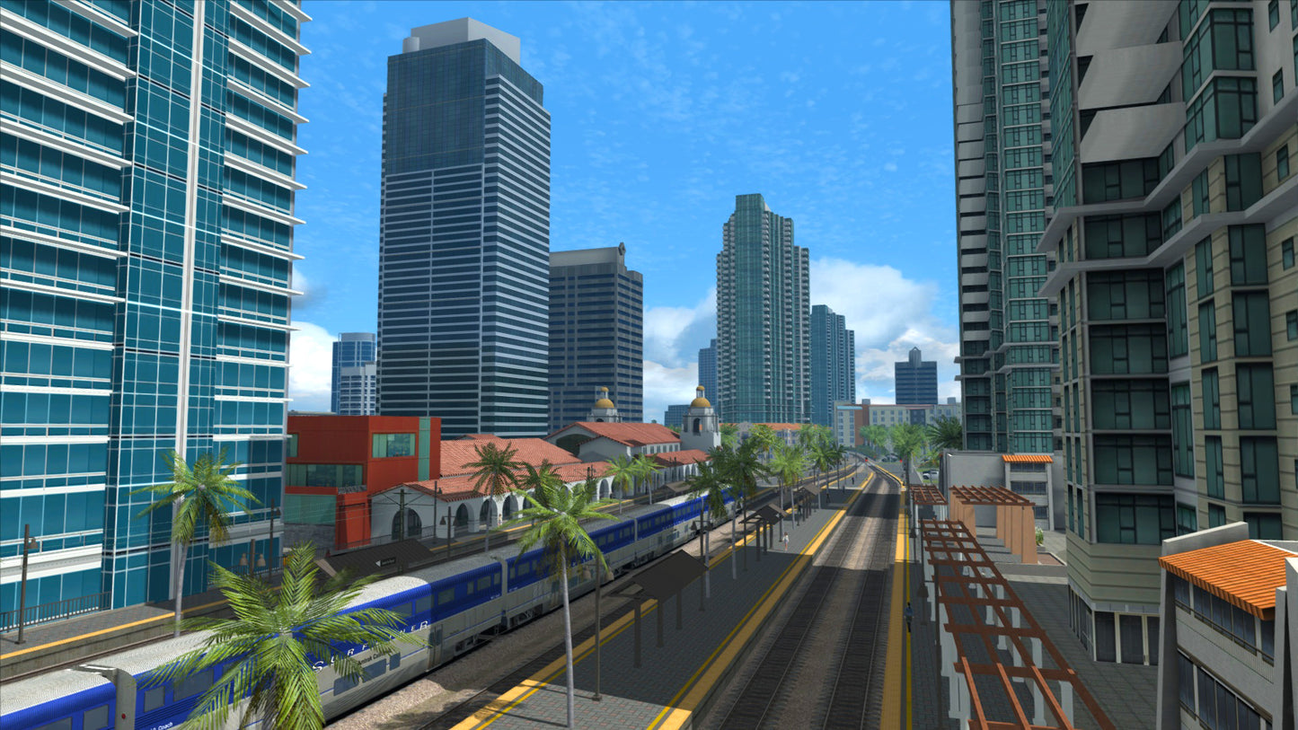 Train Simulator: Pacific Surfliner® LA - San Diego Route Steam Key Global