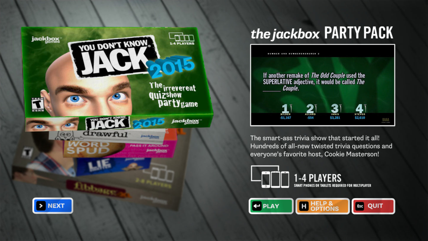 (Removed) The Jackbox Party Pack Steam Key Global