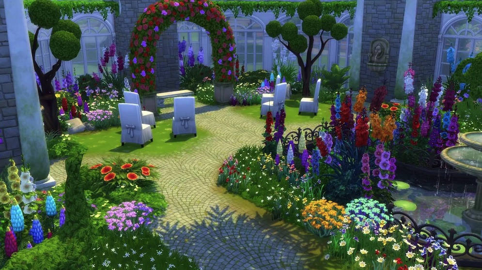 (Removed) The Sims 4: Romantic Garden Stuff EA App Key