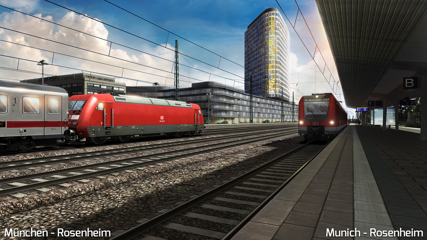 Train Simulator: Munich - Rosenheim Route Add-On Steam Key Global