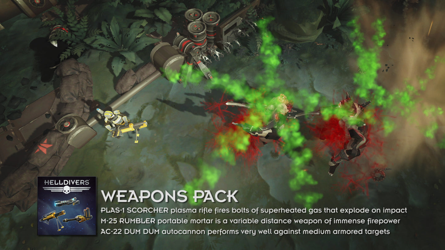 HELLDIVERS™ Weapons Pack Steam Key Global