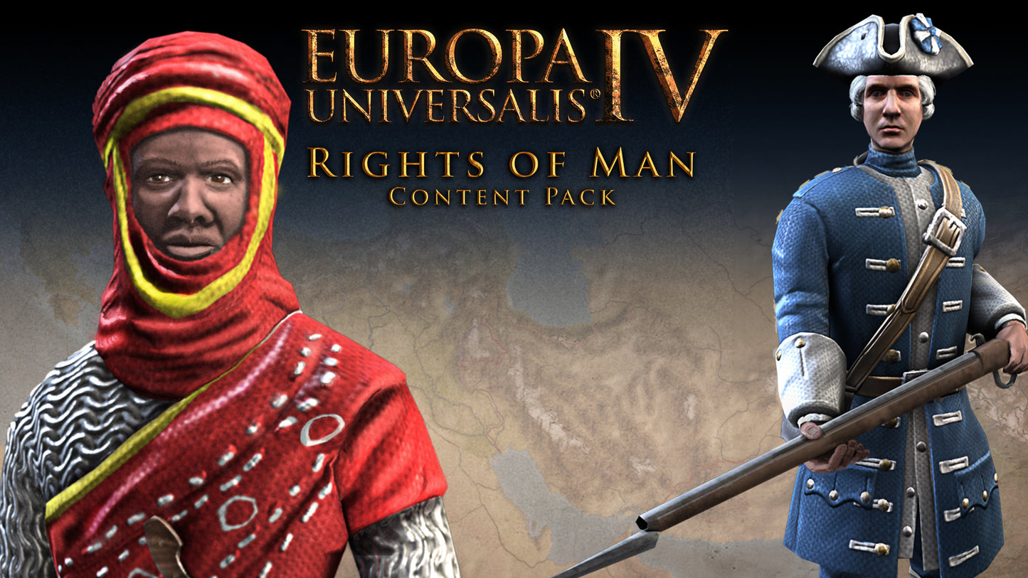 (Removed) Europa Universalis IV: Rights of Man -Content Pack Steam Key Global