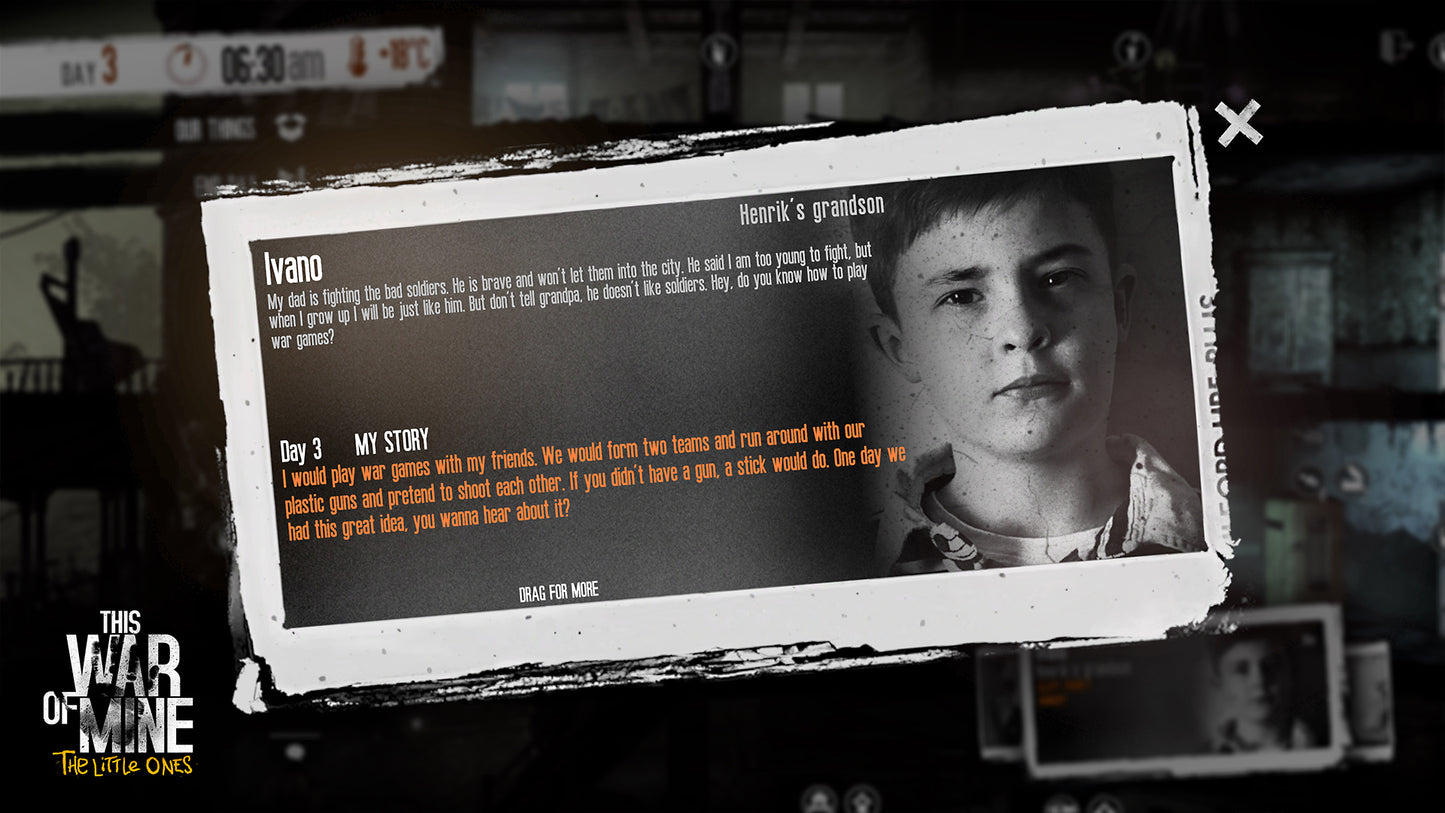 This War of Mine: The Little Ones Steam Key Global