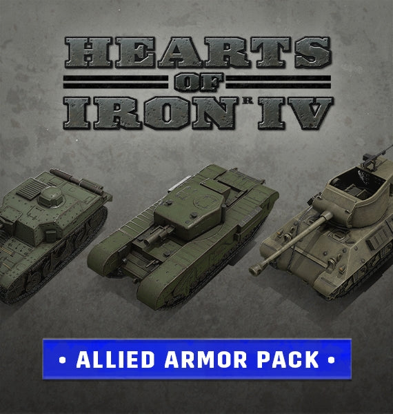 Hearts of Iron IV: Allied Armor Pack Steam Key Global