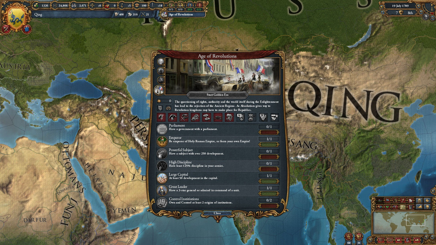 Europa Universalis IV: Mandate of Heaven Steam Key Global