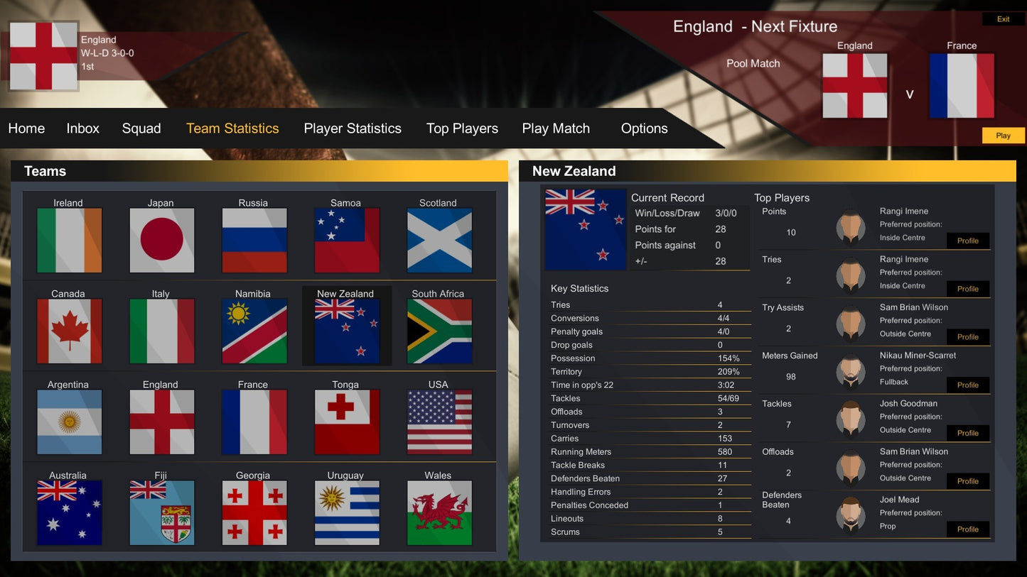 Rugby Champions Steam Key Global