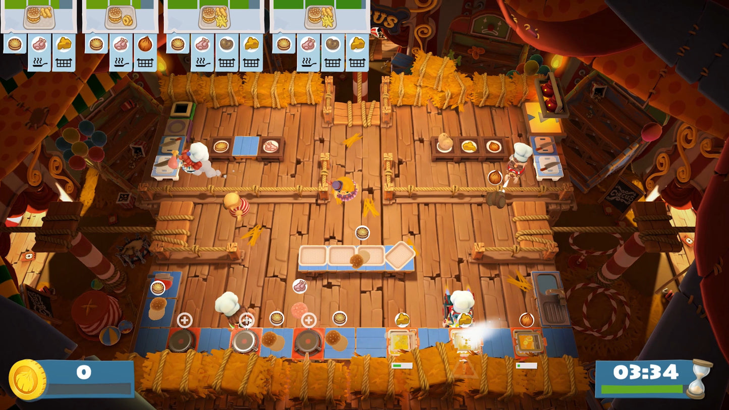 Overcooked! 2: Carnival of Chaos Steam Key Global