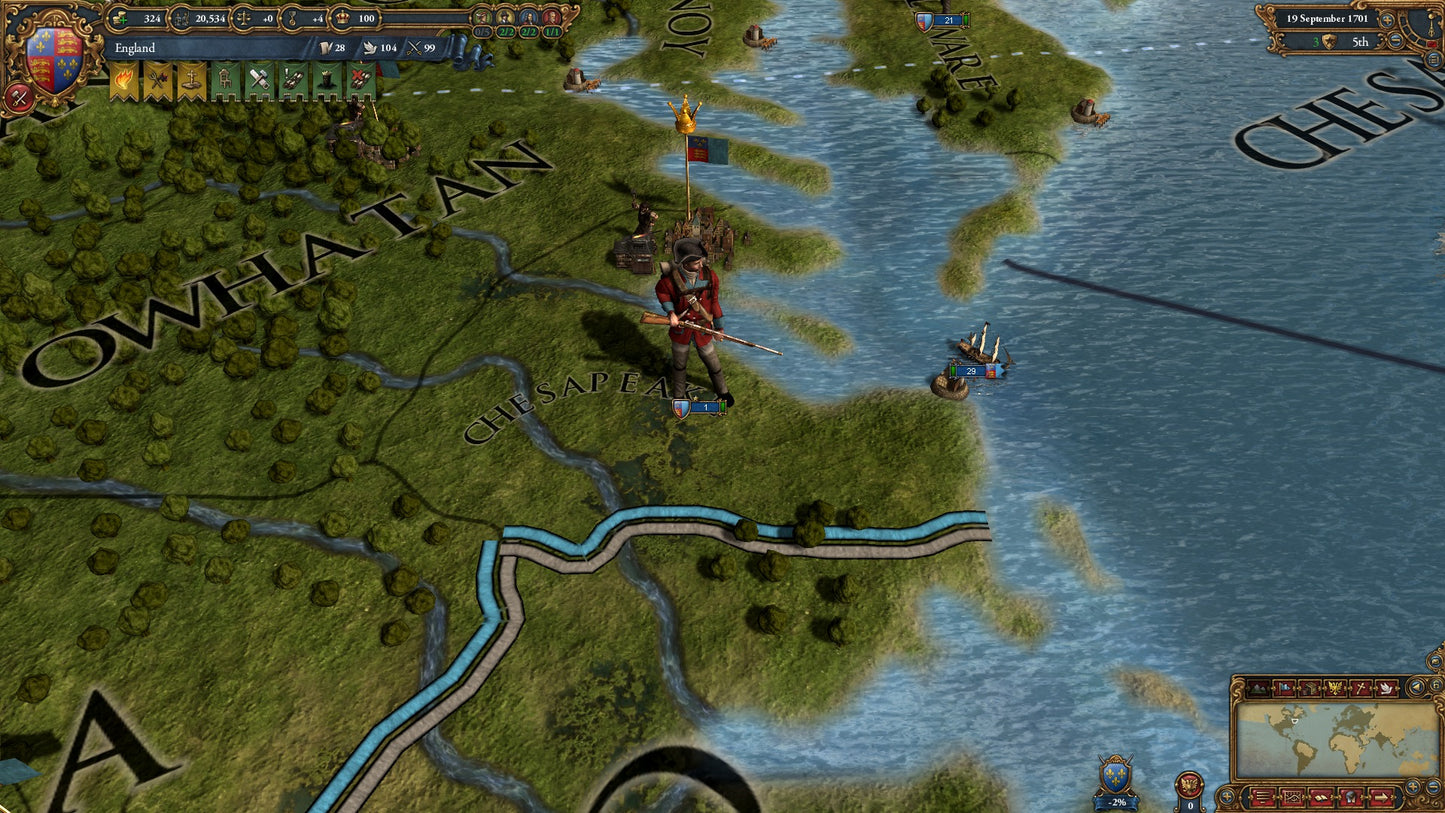 Europa Universalis IV: Colonial British and French Unit Pack Steam Key Global