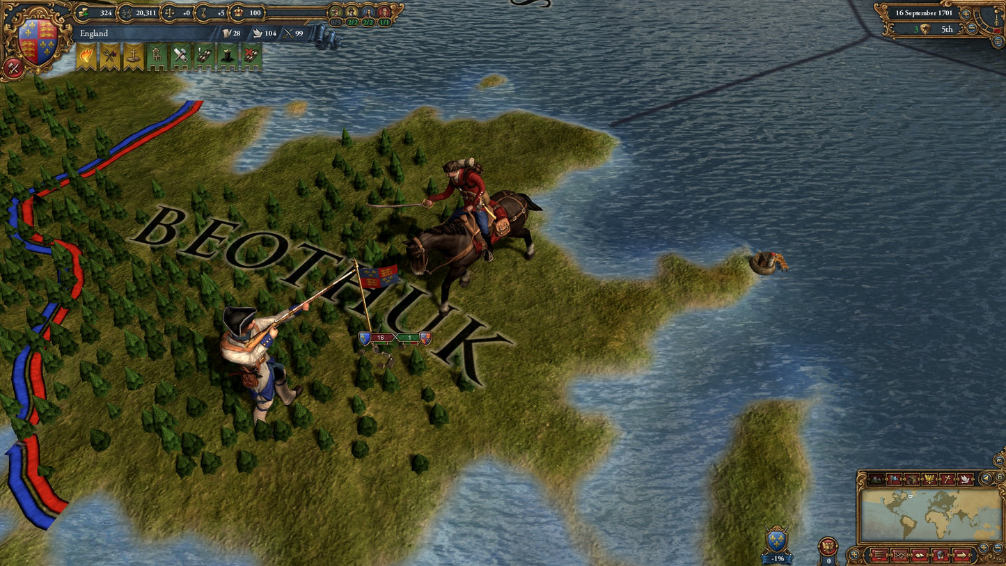 Europa Universalis IV: Colonial British and French Unit Pack Steam Key Global