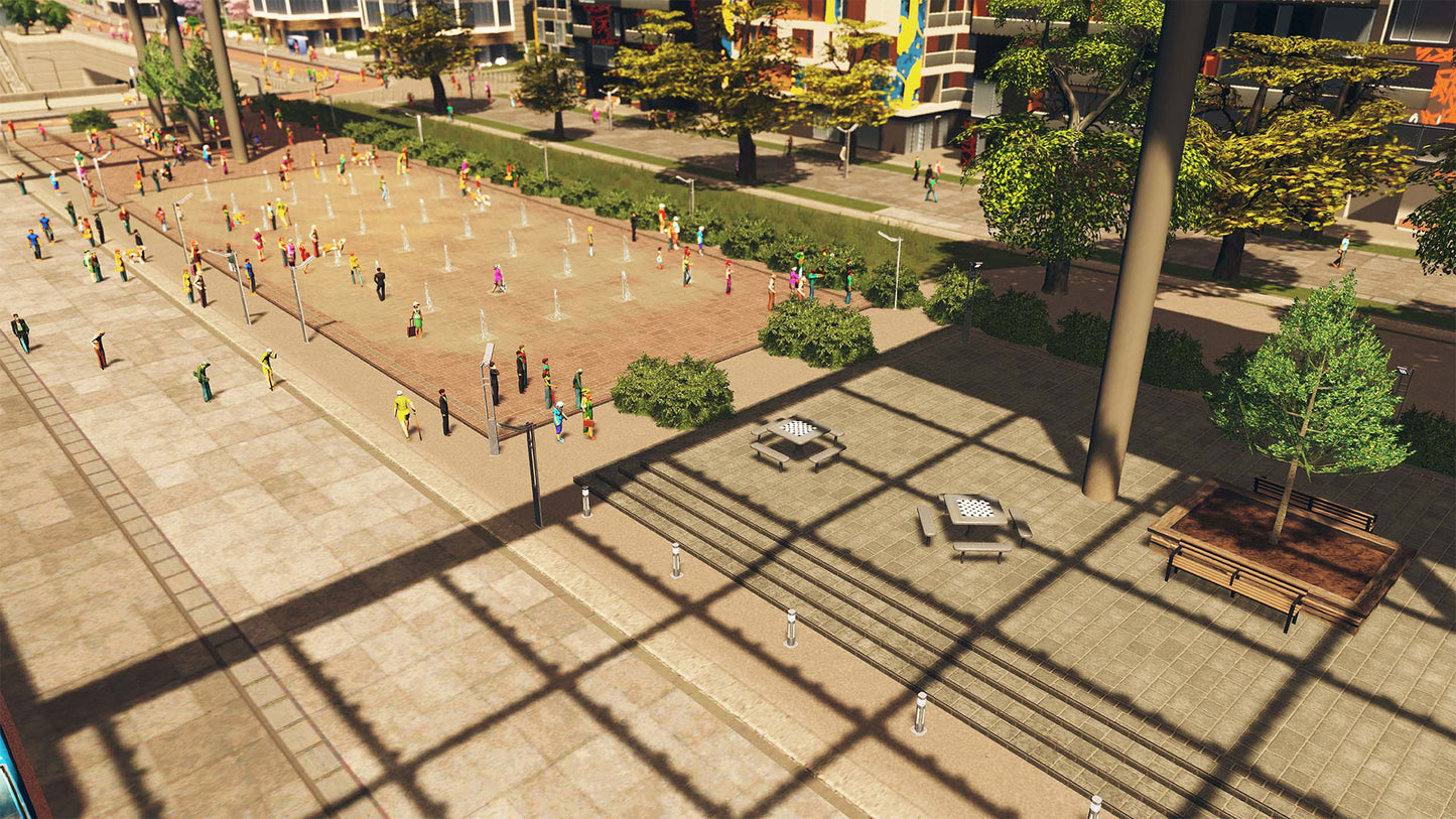 Cities: Skylines - Plazas & Promenades Steam Key Global