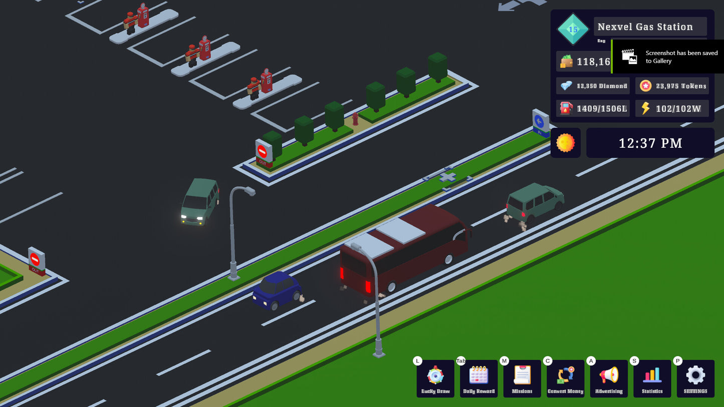 Gas Station Tycoon Steam Key Global